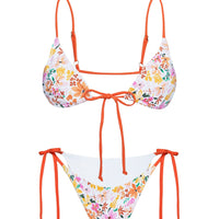 Nevaeh Triangle Bikini Top Multi Floral