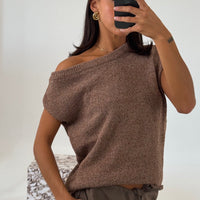 Kaisha Crop Knit Hazelnut