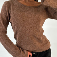 Hannah Long Sleeve Top Hazelnut