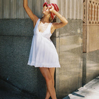 Nelty Mini Dress White