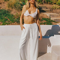 Ogilvie Linen Blend Pants White
