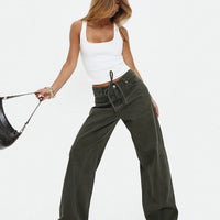 Bruiser Tie Waist Jeans Green