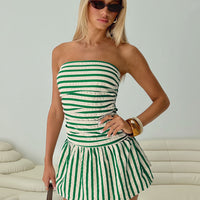 Montebello Strapless Mini Dress Multi