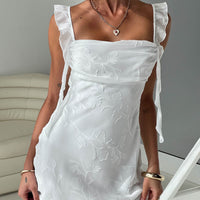 Lanai Mini Dress White Floral