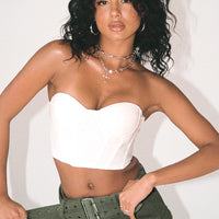 Endless Love Corset Top White