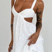 Khalia Mini Dress White