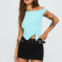 Paltrow Cargo Mini Skort Washed Black