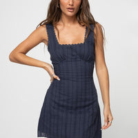 Dasha Mini Dress Navy Petite