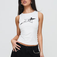Star Eyes Top White