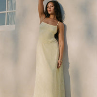 South Of France Maxi Dress Yellow