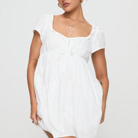 Monsterrat Mini Dress White