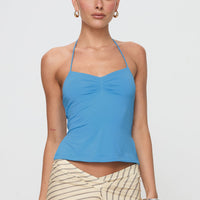 Rehna Halter Top Blue
