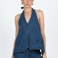 Hills Halter Denim