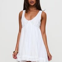 Nelty Mini Dress White