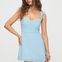 Landon Mini Dress Blue