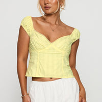 Fyrie Top Yellow