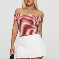 Gigi Wrap Skort White Petite