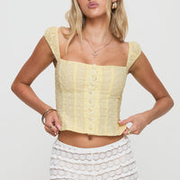 Jenalee Top Yellow