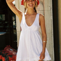Nelty Mini Dress White