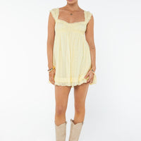Carlita Mini Dress Yellow
