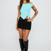 Paltrow Cargo Mini Skort Washed Black
