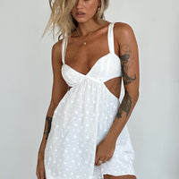 Khalia Mini Dress White
