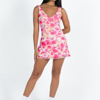 Zuba Mini Dress Pink Floral