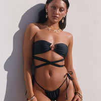 Southall Strapless Bikini Top Black