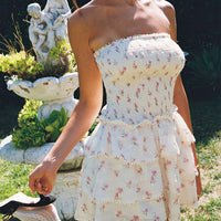 Sunkiss Frill Mini Dress Floral