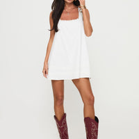Alanah Mini Dress White