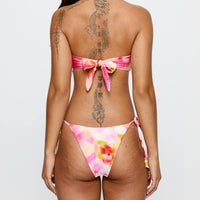 Drench Bikini Top Pink Floral
