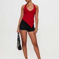 Chilli Halter Top Red