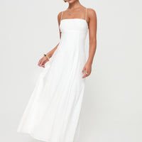 Brightwell Maxi Dress White