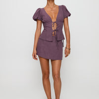Wilhelmina Blouse Top Mauve