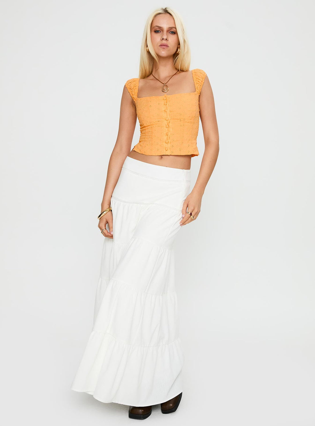 Jenalee Top Orange