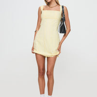 Allegro Mini Dress Lemon