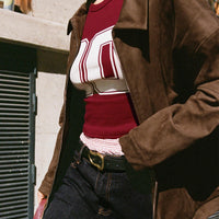 Baseline Rib Tee One Zero Red