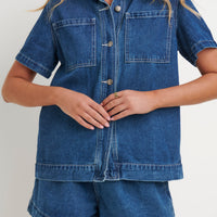 Sally Shirt Dark Blue