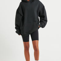 Unisex Roman Oversize Hoodie Black