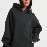 Unisex Roman Oversize Hoodie Black