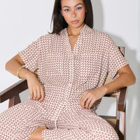 Riley Resort Shirt Brown Print
