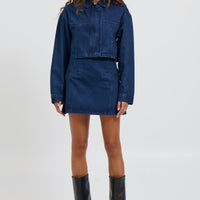 Evelyn Denim Jacket Indigo - FINAL SALE