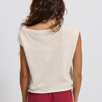 Kaisha Crop Knit Cream