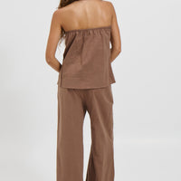 Ginny Pant Set Chocolate