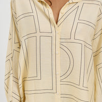 Tassie Long Sleeve Top Cream