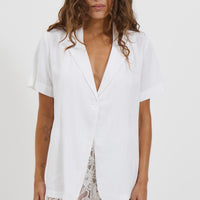 Karla Short Sleeve Shirt White