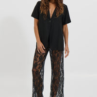 Karla Short Sleeve Shirt Black