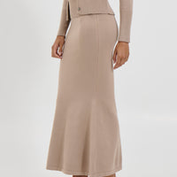 Luca Maxi Skirt Latte
