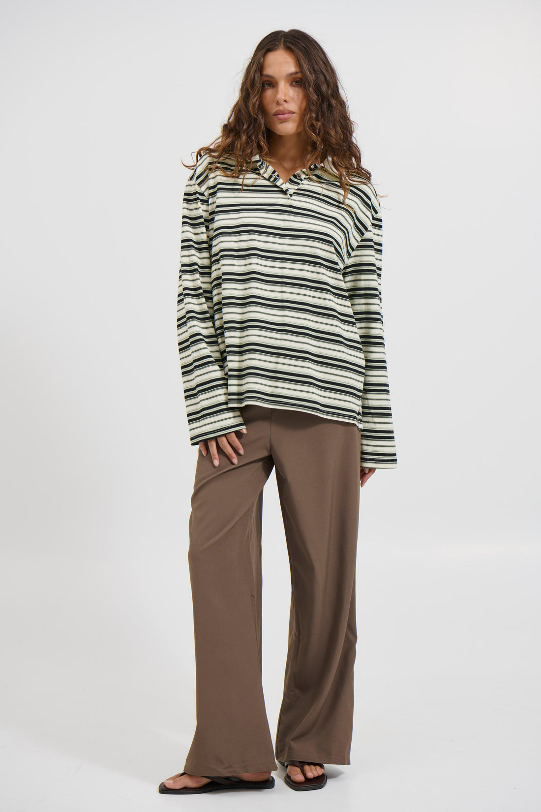 Arna Rugby Sweater Beige