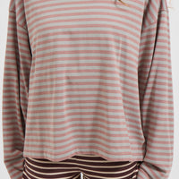 Bloom Long Sleeve Muted Pastels Stripe